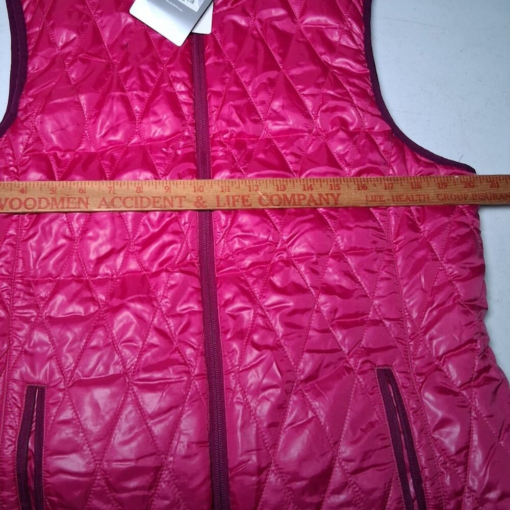 Gander Mountain Guide Series Vest Large Lilac Rose Reversible Quilted Reversible - Picture 10 of 15